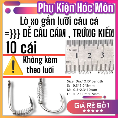Lò Xo Tóm Mồi Câu Cá Thích Hợp câu đơn, câu đài, câu tay