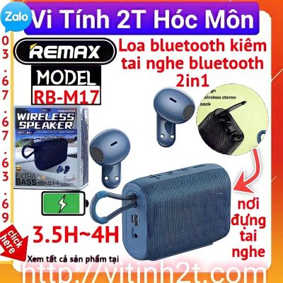 Loa bluetooth tích hợp tai nghe bluetooth Remax RB-M17 RB M17 RBM17
