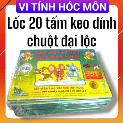 Lốc 20 tấm keo dính chuột đại lộc