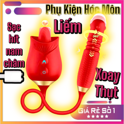 Lưỡi Liếm Hoa Hồng | Trứng Rung Thụt | Xoay Bi Kích Thích | Rung Mạnh | Siêu Phê | Cao Cấp | Cho Nữ | Kín Đáo | An Toàn | Chính Hãng | Đồ Chơi Tình Yêu | Vi Tính Hóc Môn