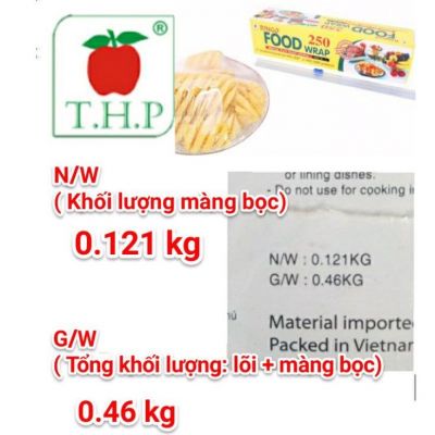 Màng Bọc Thực Phẩm Ringo Wrap 250 - Hàng Việt Nam.