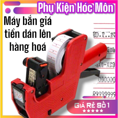 Máy bắn giá tiền in dán lên hàng hoá