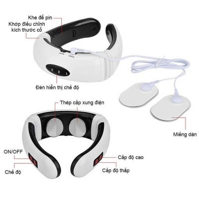 Máy Massage Cổ Vai Gáy KL 5830 - Máy Mát Xa Xung Điện Trị Liệu Nhức Mỏi