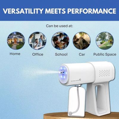 Máy Phun Khử Khuẩn Nano K5 Pro Không Dây – Nano Disinfectant Spray Gun – Máy phun sương nano cầm tay dùng pin