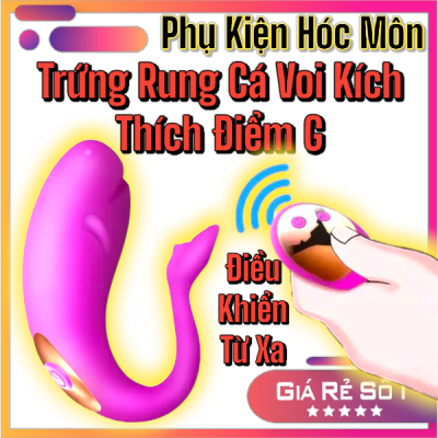 Máy rung cá heo kích thích điểm G có điều khiển | Máy rung cá voi nhỏ | Trứng Cá Voi Rung Massage Không Dây | Tăng khoái cảm khi yêu | Sản phẩm chính hãng | An toàn và bền bỉ | Đồ Chơi Tình Yêu | Vi Tính Hóc Môn | Trứng Rung Điểm G