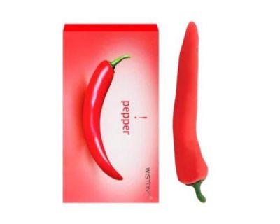Máy rung giả ngụy trang Wistone Pepper đa chế độ rung hình quả ớt dùng pin sạc