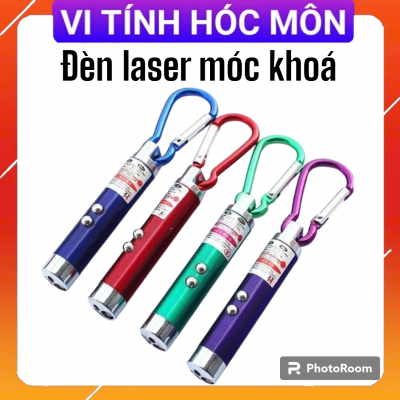 Móc khóa đèn pin laser 3in1 đèn pin + đèn laser đỏ