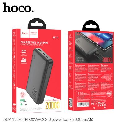 Pin Sạc Dự Phòng Hoco J87A 20000mAh Chính Hãng | Sạc Nhanh PD QC | Dung Lượng Lớn | An Toàn Khi Sử Dụng | Thiết Kế Bền Bỉ | Sạc Nhiều Lần | Tương Thích iPhone Android | Giá Tốt | Bảo Hành Uy Tín | Giao Hàng Nhanh | Phụ Kiện Chính Hãng | Vi Tính Hóc Môn