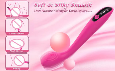 Que Rung Loviss Mia có màn hìnhMassage Wand Clitoral Vibrator G Spot Dildo Bullet Electric Rose Female Vibrator Sex Toys for Women