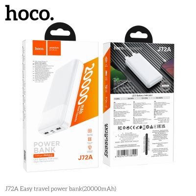 ( có VAT) Sạc Dự Phòng Hoco J72A 20000mAh Chính Hãng | Pin Sạc Dung Lượng Lớn | Sạc Nhanh An Toàn | Dùng Cho iPhone Android | Giá Tốt | Vi Tính Hóc Môn | hoco Hóc Môn