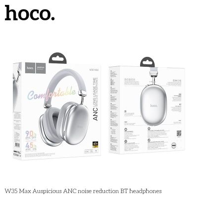 Tai nghe BT Hoco giảm tiếng ồn ANC W35 Max | Bluetooth 5.4 | Âm thanh Stereo | Pin trâu | Chống ồn ANC | Tai nghe cao cấp | Nghe nhạc cực hay | Gaming mobile | Thiết kế sang trọng | Giá tốt hôm nay | Bảo hành uy tín | Vi Tính Hóc Môn