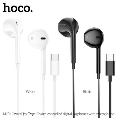 Tai nghe dây Hoco M101 Crystal joy Type-C