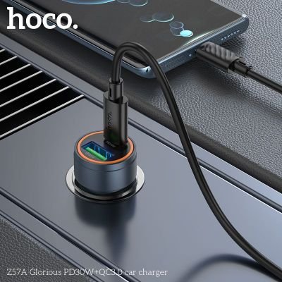 Tẩu Sạc Ô Tô Hoco Z57A 30W | Sạc Nhanh Cao Cấp | Hỗ Trợ PD QC | Phụ Kiện Xe Hơi | Chính Hãng Hoco | An Toàn | Bền Bỉ | Dùng Cho Ô Tô | Điện Thoại | Tablet | Giá Tốt | Vi Tính Hóc Môn