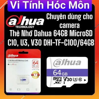 THẺ NHỚ DAHUA 64GB MICROSD C10, U3, V30 DHI-TF-C100/64GB