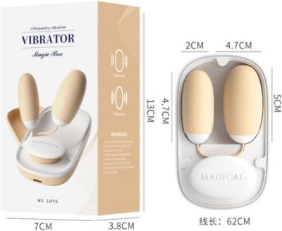 Hộp Trứng Rung 2 Đầu Magic Box | Kích Thích 2 trứng