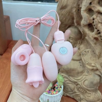 Trứng Rung Anki 3in1 Rung + Hút + Liếm | Trứng Rung Kết Hợp Lưỡi Liếm Bú Mút 3 in 1 Sạc USB | Wireless Vibrating Egg | Remote Control Love Egg | Bluetooth Vibrating Egg | Vibrating Bullet Egg | Wearable Vibrating Egg | Vi Tính Hóc Môn