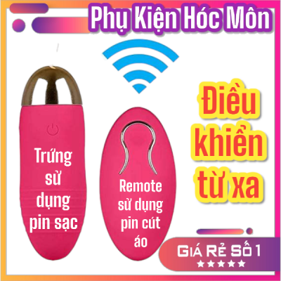 Trứng rung điều khiển từ xa màu hồng | Rung mạnh đa chế độ | Pin sạc tiện lợi | Sản phẩm chất lượng cao | Thương hiệu uy tín | Vi Tính Hóc Môn