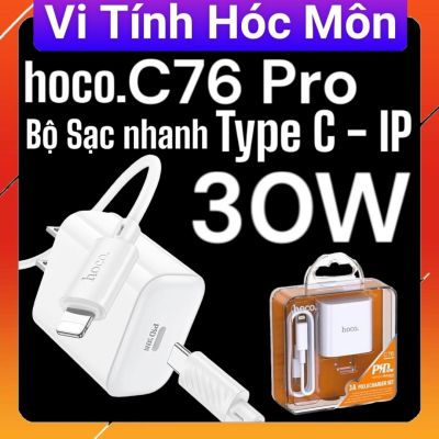 Type c to Iphone Hoco C76 Pro Bộ sạc nhanh 30W