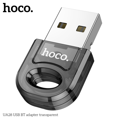 USB bluetooth cho máy tính PC Laptop Hoco UA28 không dây V5.1, hỗ trợ phát bluetooth cho loa, bàn phìm, máy tính, âm li có cổng USB