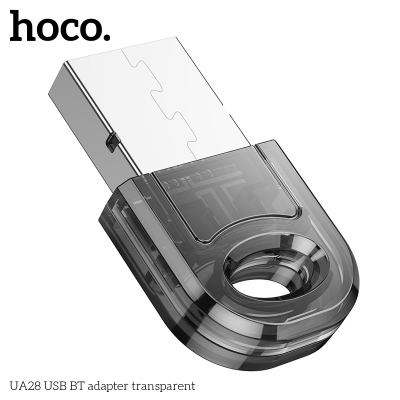 USB bluetooth cho máy tính PC Laptop Hoco UA28 không dây V5.1, hỗ trợ phát bluetooth cho loa, bàn phìm, máy tính, âm li có cổng USB