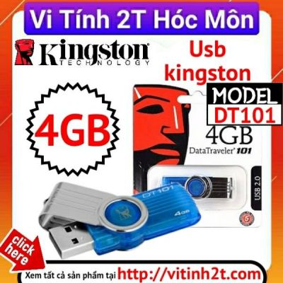 USB Kingston DataTraveler DT101 4G hàng công ty