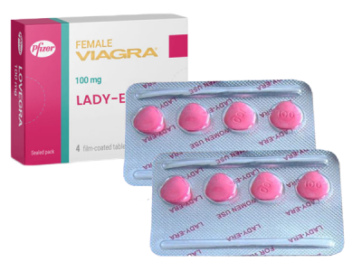 Viên uống hỗ trợ tăng hưng phấn cho nữ Lady Era Thuốc tăng cường sinh lý nữ giới Female Viagra Lady - Era 100mg hộp 4 viên