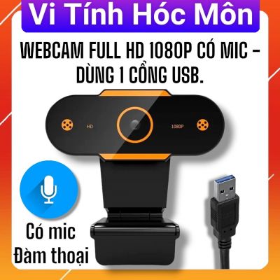 WEBCAM FULL HD 1080P CÓ MIC - DÙNG 1 CỔNG USB.