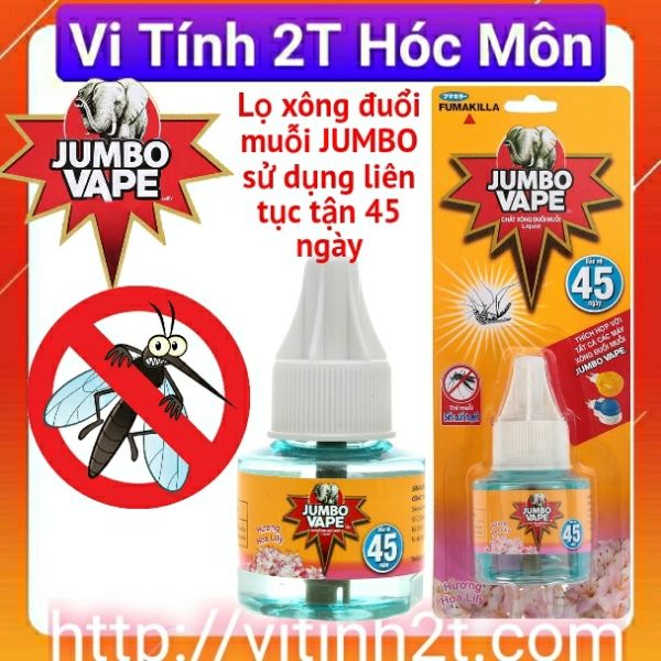 Tinh dầu đuổi muỗi 45 ngày Jumbo Vape