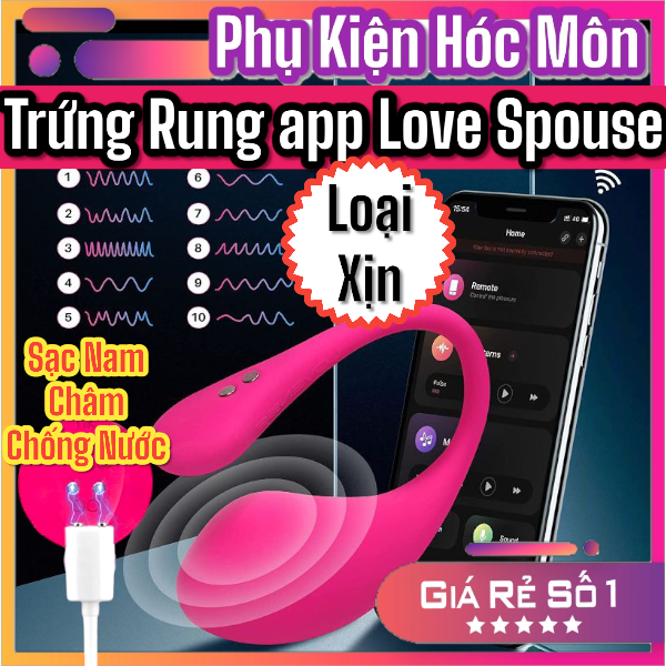 TRỨNG RUNG IRIS CAO CẤP ĐIỀU KHIỂN TỪ XA QUA APP 9 CHẾ ĐỘ RUNG CHẤN ĐỘNG