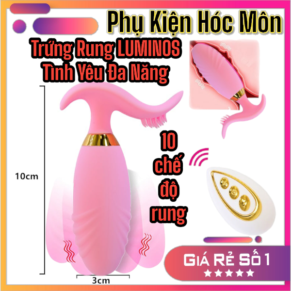 Trứng Rung LUMINOS Tình Yêu Đa Năng | Máy matxa bướm điều khiển từ xa | Trứng rung không dây sạc USB | Đồ chơi tình yêu cao cấp | Kích thích khoái cảm mạnh mẽ | Vi Tính Hóc Môn